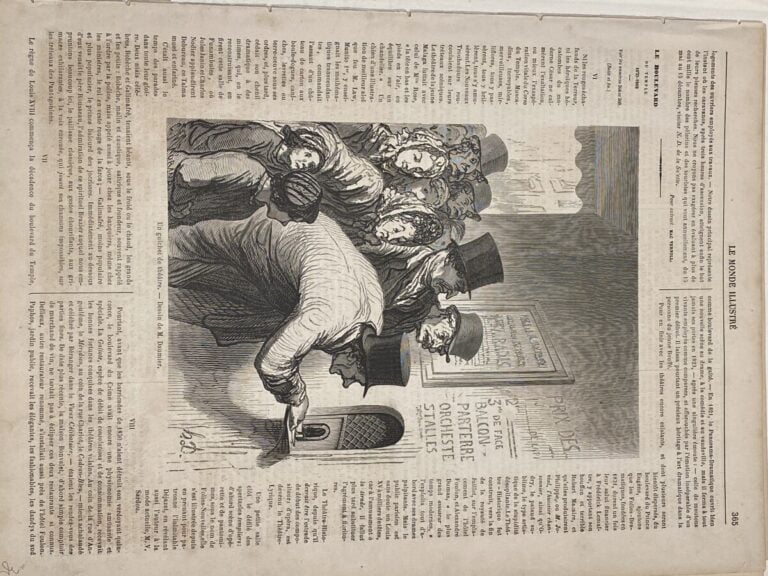 HONORÉ DAUMIER (1808-1879) - Ensemble de 22 planches dont 10 lithographies en c…