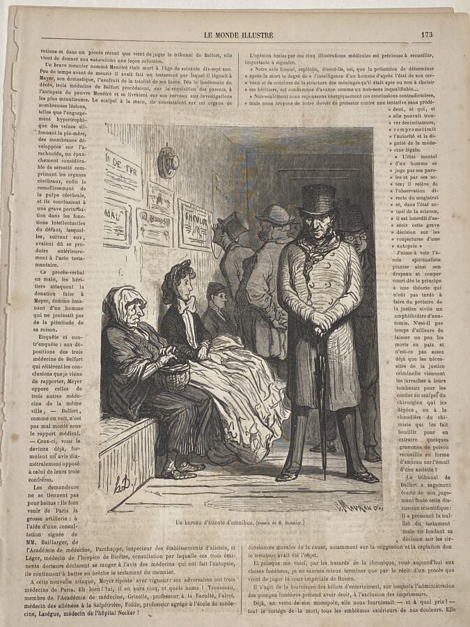 HONORÉ DAUMIER (1808-1879) - Ensemble de 22 planches dont 10 lithographies en c…
