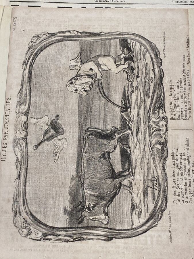 HONORÉ DAUMIER (1808-1879) - Ensemble de 22 planches dont 10 lithographies en c…
