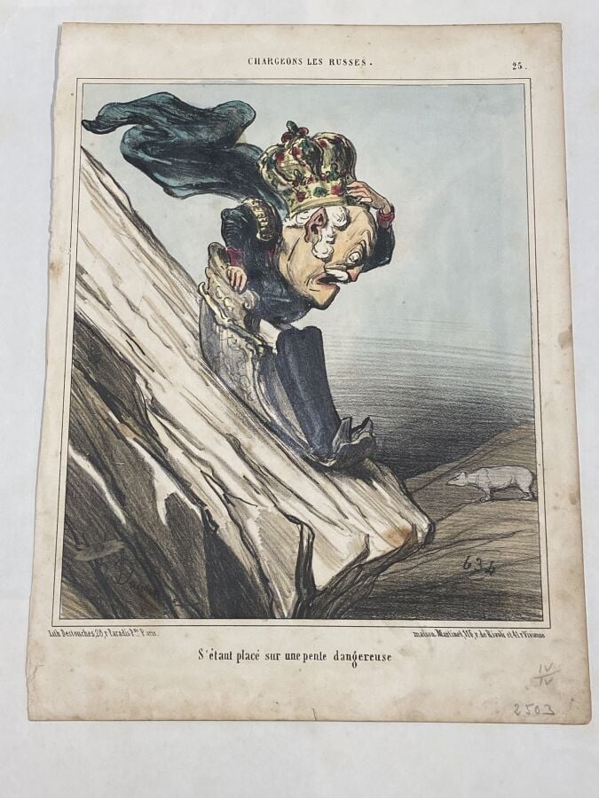 HONORÉ DAUMIER (1808-1879) - Ensemble de 22 planches dont 10 lithographies en c…