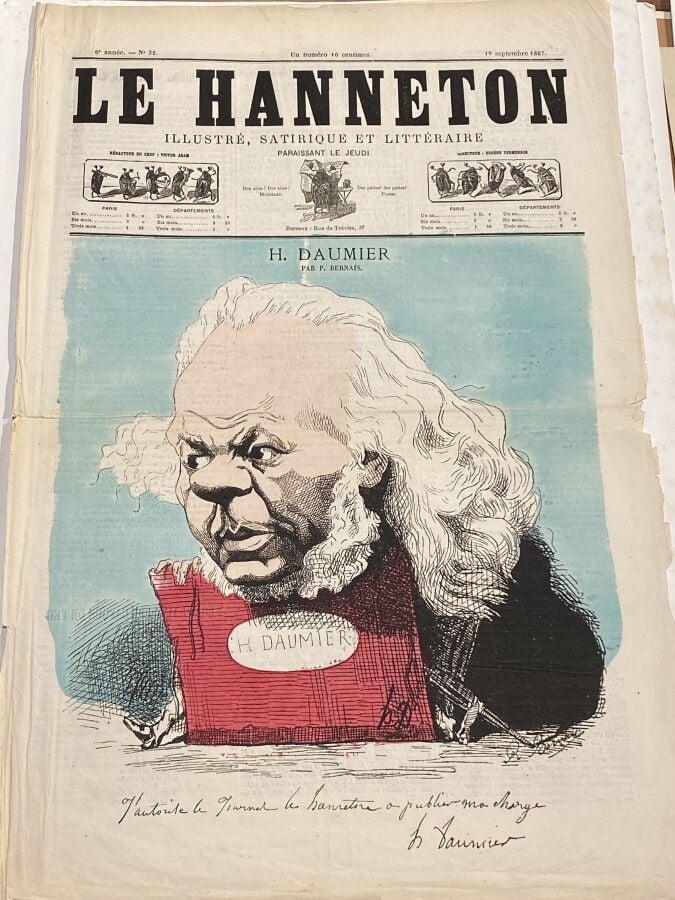 HONORÉ DAUMIER (1808-1879) - Ensemble de 22 planches dont 10 lithographies en c…