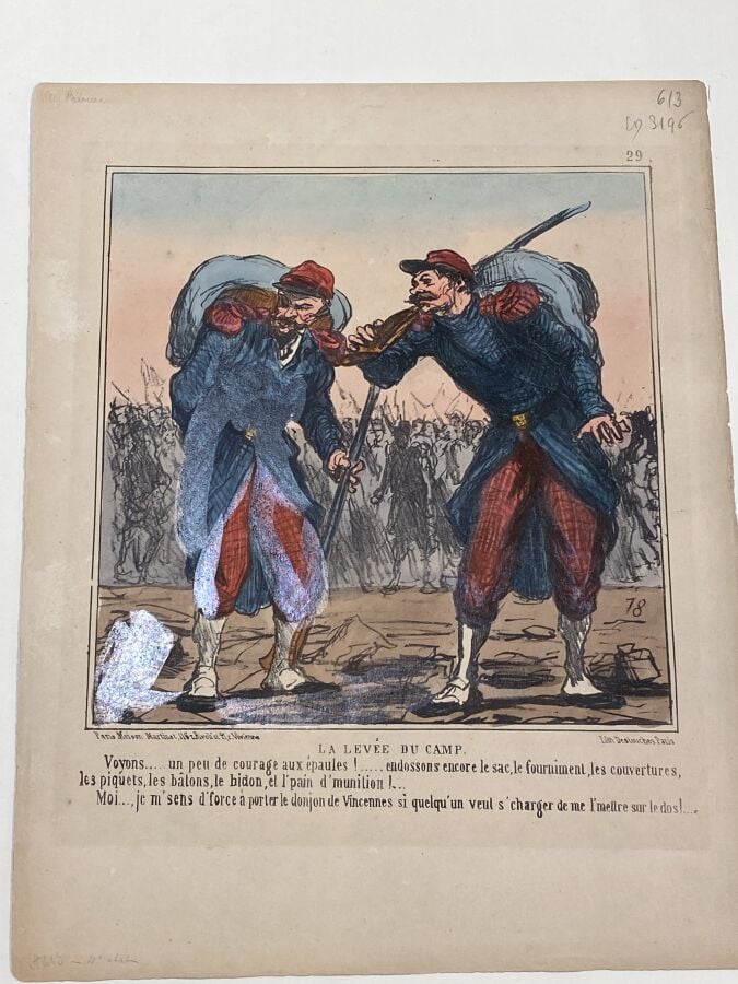 HONORÉ DAUMIER (1808-1879) - Ensemble de 22 planches dont 10 lithographies en c…
