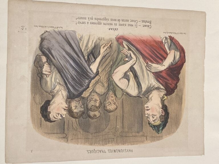 HONORÉ DAUMIER (1808-1879) - Ensemble de 22 planches dont 10 lithographies en c…
