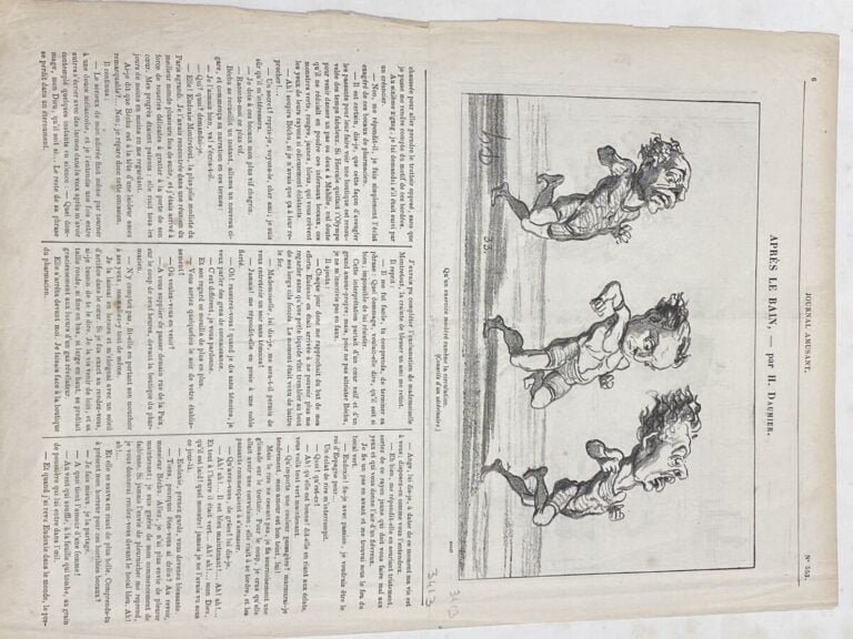 HONORÉ DAUMIER (1808-1879) - Ensemble de 22 planches dont 10 lithographies en c…