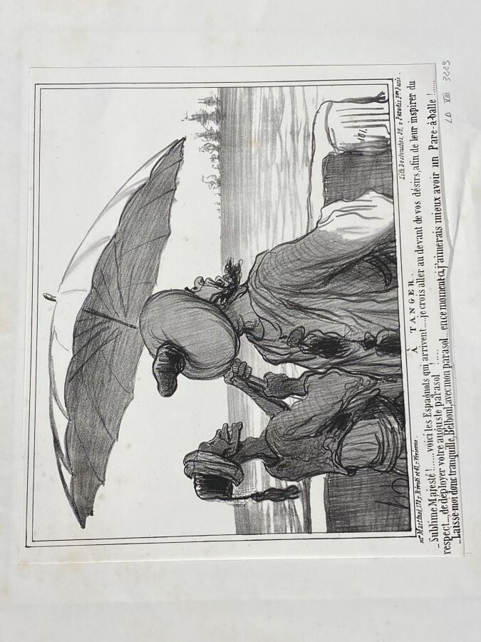 HONORE DAUMIER (1808-1879) - Ensemble de 9 lithographies sur vélin , Aubert, De…