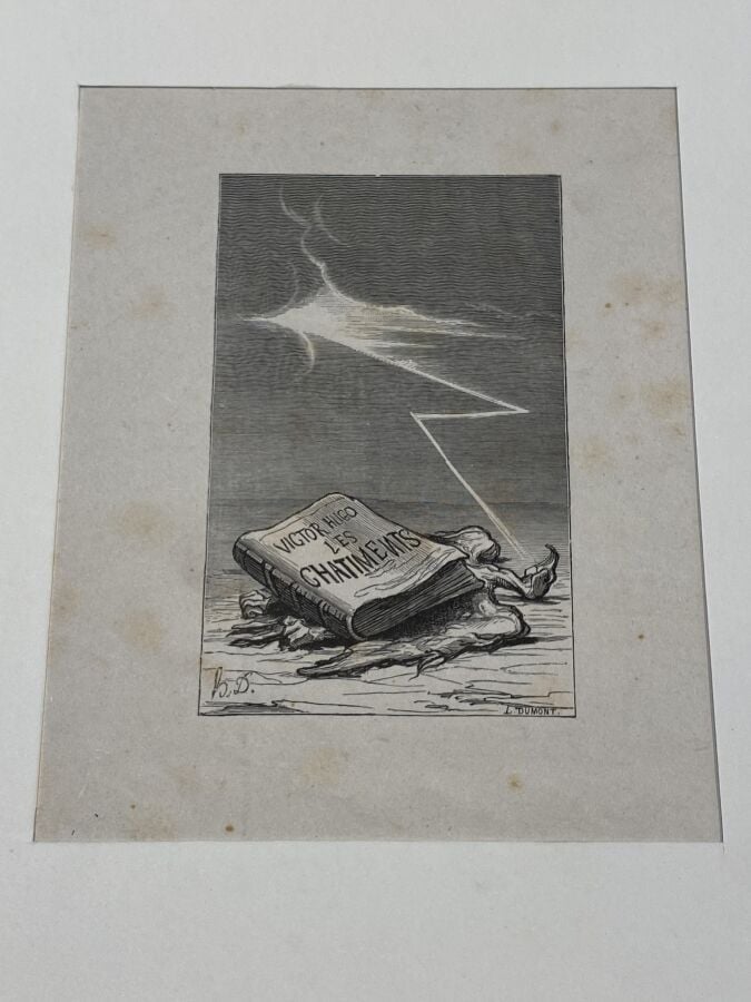 HONORE DAUMIER (1808-1879) - Ensemble de 9 lithographies sur vélin , Aubert, De…