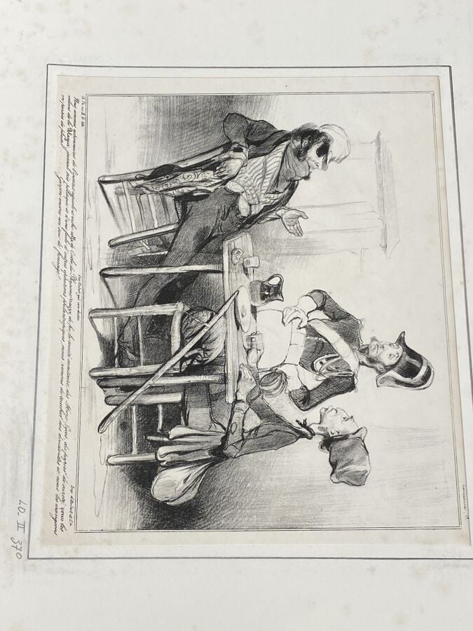 HONORE DAUMIER (1808-1879) - Ensemble de 9 lithographies sur vélin , Aubert, De…