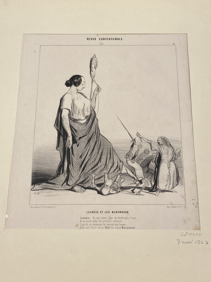 HONORÉ DAUMIER (1808-1879) - Ensemble de 9 planches dont : - Tout ce qu'on voud…