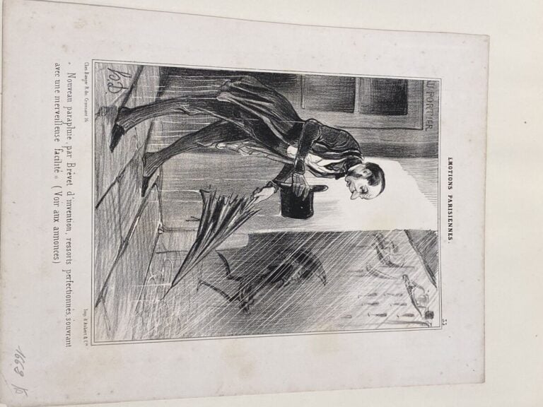 HONORÉ DAUMIER (1808-1879) - Ensemble de 9 planches dont : - Visite matinale d'…