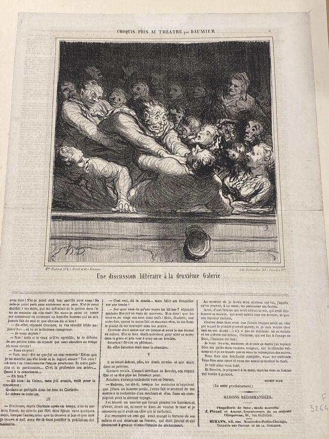 HONORÉ DAUMIER (1808-1879) - Ensemble de 9 planches dont : - Visite matinale d'…