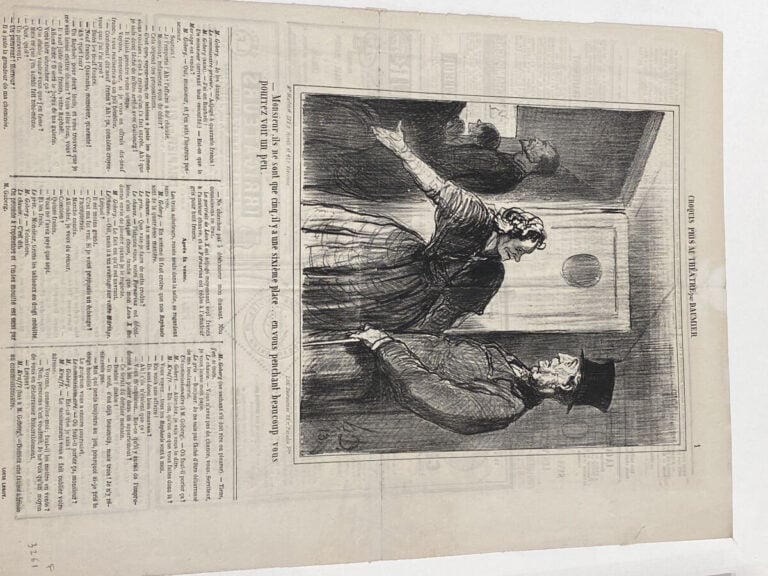 HONORÉ DAUMIER (1808-1879) - Ensemble de 9 planches dont : - Visite matinale d'…