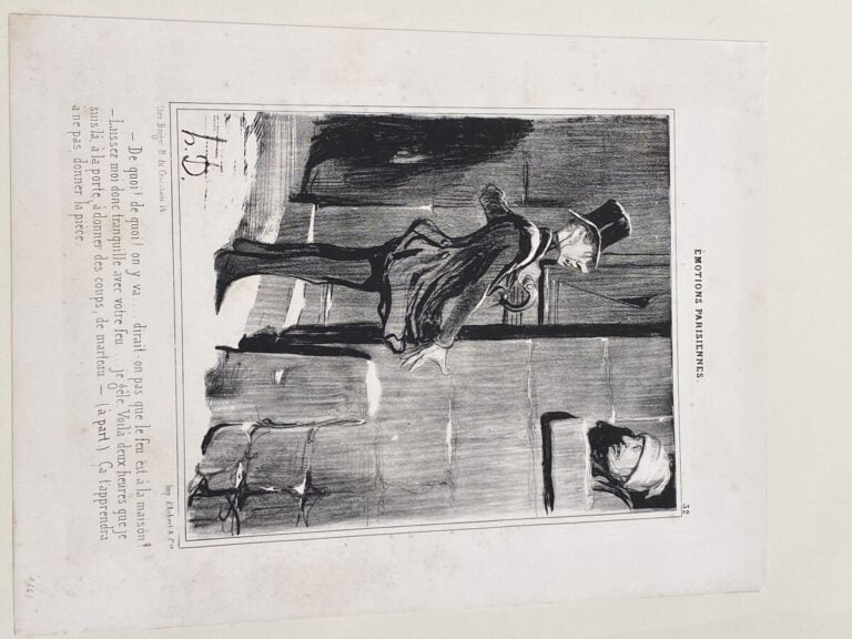HONORÉ DAUMIER (1808-1879) - Ensemble de 9 planches dont : - Visite matinale d'…
