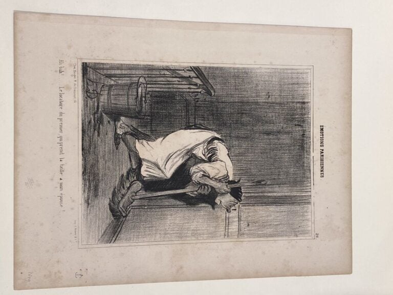 HONORÉ DAUMIER (1808-1879) - Ensemble de 9 planches dont : - Visite matinale d'…