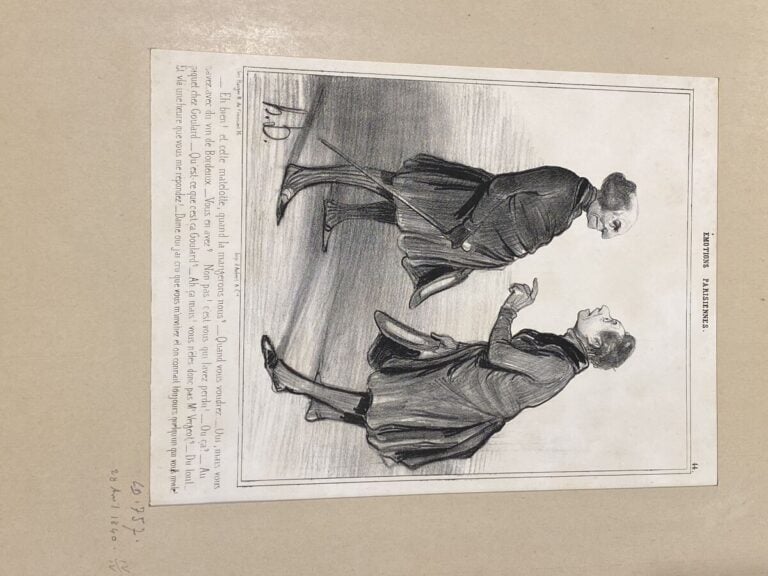 HONORÉ DAUMIER (1808-1879) - Ensemble de 9 planches dont : - Visite matinale d'…