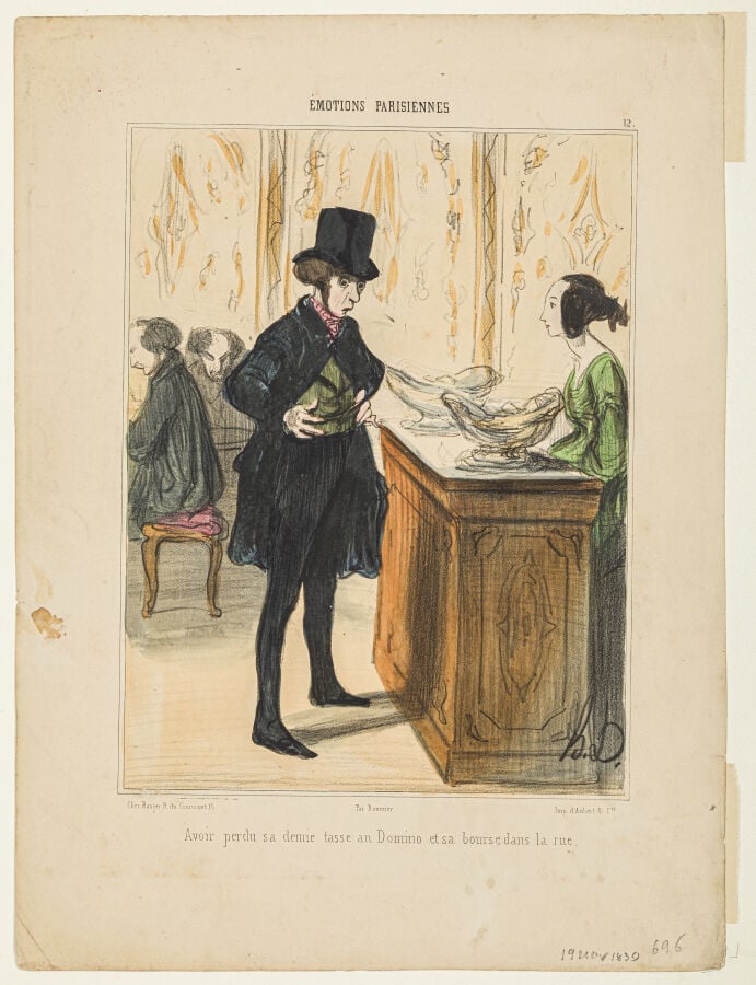 HONORÉ DAUMIER (1808-1879) - Ensemble de 9 planches dont : - Visite matinale d'…