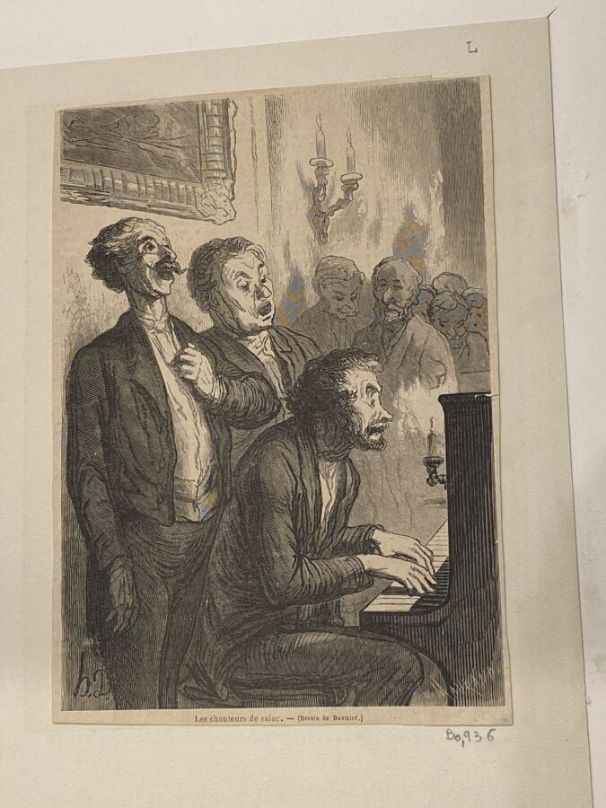Honoré DAUMIER (1808-1879) (par et d'après) - Ensemble de 6 planches dont : - U…