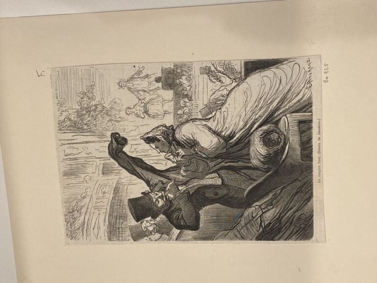 Honoré DAUMIER (1808-1879) (par et d'après) - Ensemble de 6 planches dont : - U…