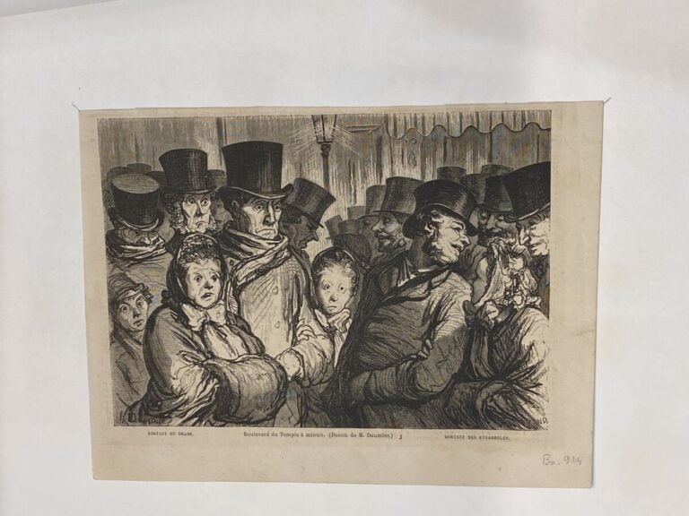 Honoré DAUMIER (1808-1879) (par et d'après) - Ensemble de 6 planches dont : - U…