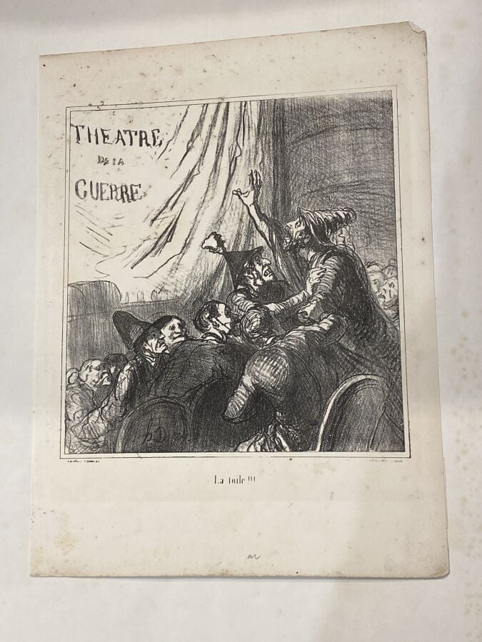 Honoré DAUMIER (1808-1879) (par et d'après) - Ensemble de 6 planches dont : - U…