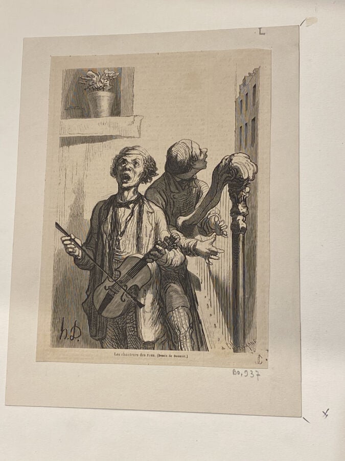 Honoré DAUMIER (1808-1879) (par et d'après) - Ensemble de 6 planches dont : - U…