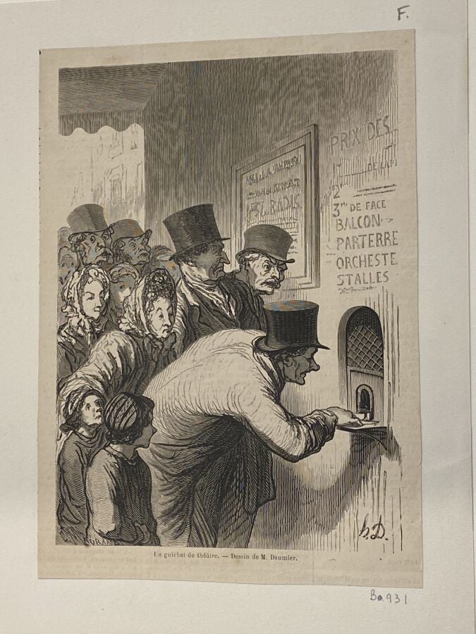 Honoré DAUMIER (1808-1879) (par et d'après) - Ensemble de 6 planches dont : - U…