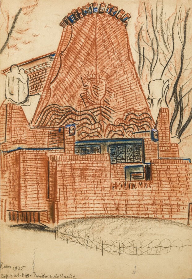 Irène RÉNO (1884-1953) Irena Hassenberg dit - Pavillon de Hollande, à l' Exposi…