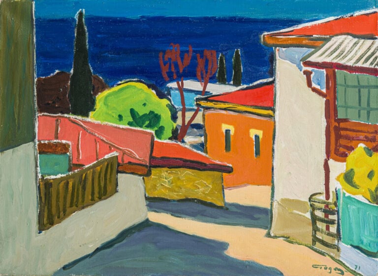 IVAN GODLEVSKY (1908-1998) - Paysage, 1971 - Huile sur toile, signée et datée e…