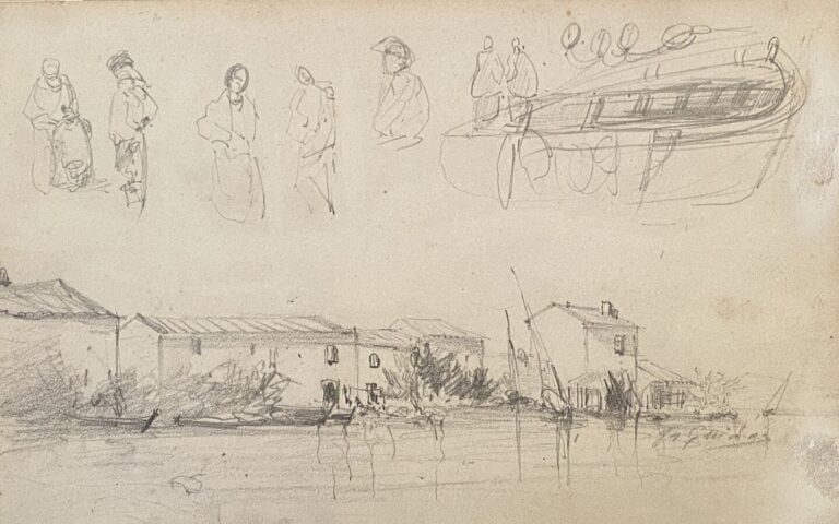 Joseph Alexandre GUICHARD (c. 1830-1877) - Ensemble de 2 oeuvres sur papier: -…