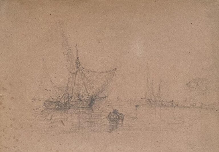 Joseph Alexandre GUICHARD (c. 1830-1877) - Ensemble de 6 oeuvres sur papier: -…