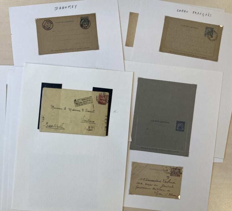 Lot de lettres des Colonies Françaises et du Levant
