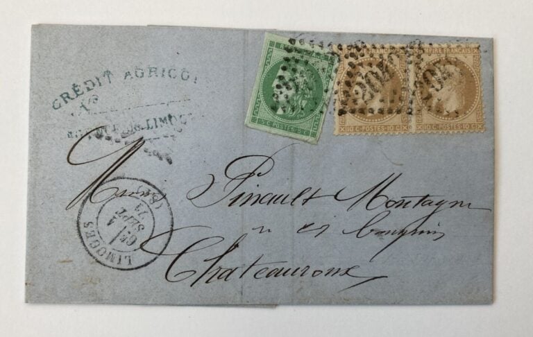 Lot lettres émission de Bordeaux