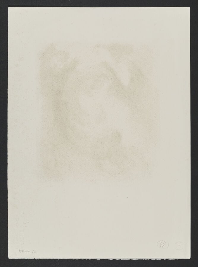 Marc CHAGALL (1887-1985) - Méditation, 1979 - Lithographie en couleurs sur véli…
