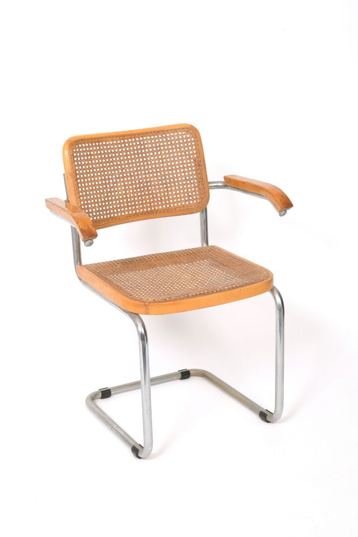 Marcel BREUER (1902-1981) édité par CESCA - Ensemble comprenant six fauteuils e…