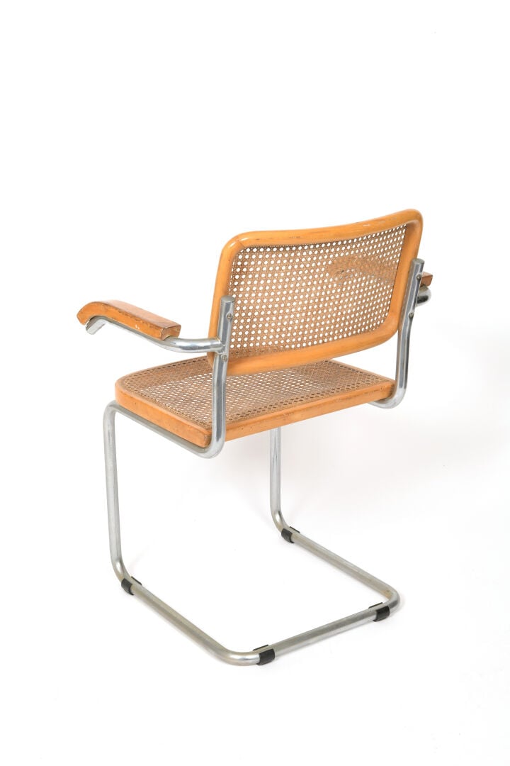 Marcel BREUER (1902-1981) édité par CESCA - Ensemble comprenant six fauteuils e…