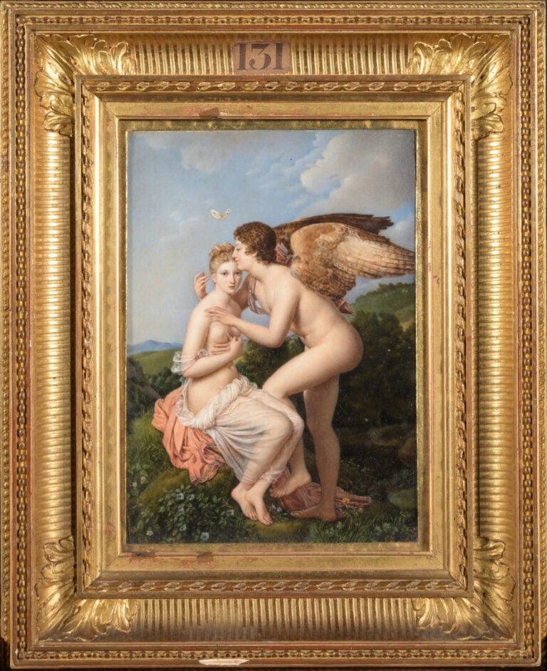 Marie-Joséphine BARET DU COUDERT (1832-?) - Psyché et l'Amour (Louvre) d'après…
