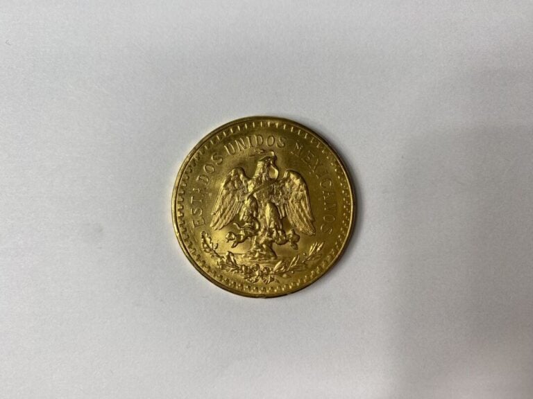 MEXIQUE - Pièce de 50 pesos or - Poids : 41.6 g