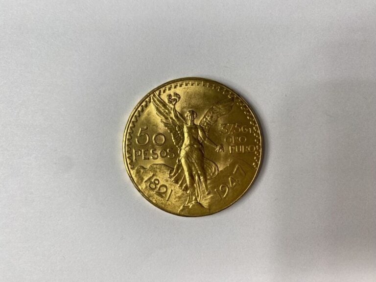 MEXIQUE - Pièce de 50 pesos or - Poids : 41.6 g