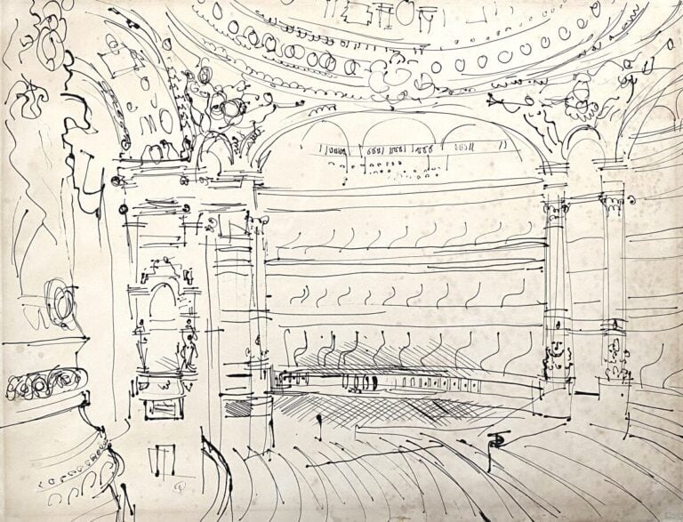 Raoul DUFY (1877-2953) - Opera - Encre sur papier, cachet de l'atelier Raoul Du…