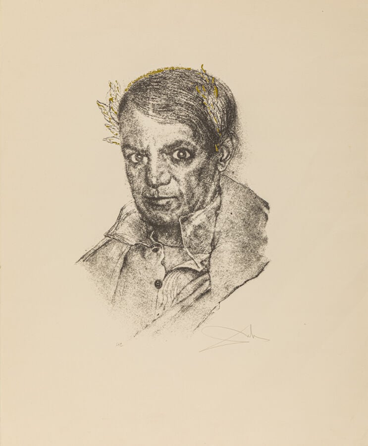 Salvador DALI (1904-1989) - Moi aussi, j'ai connu l'Empereur (Portrait de Picas…