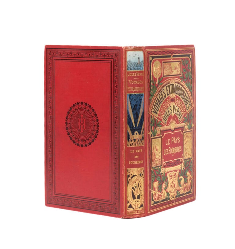 [Terres polaires] Le Pays des Fourrures par Jules Verne. Illustrations de Férat…
