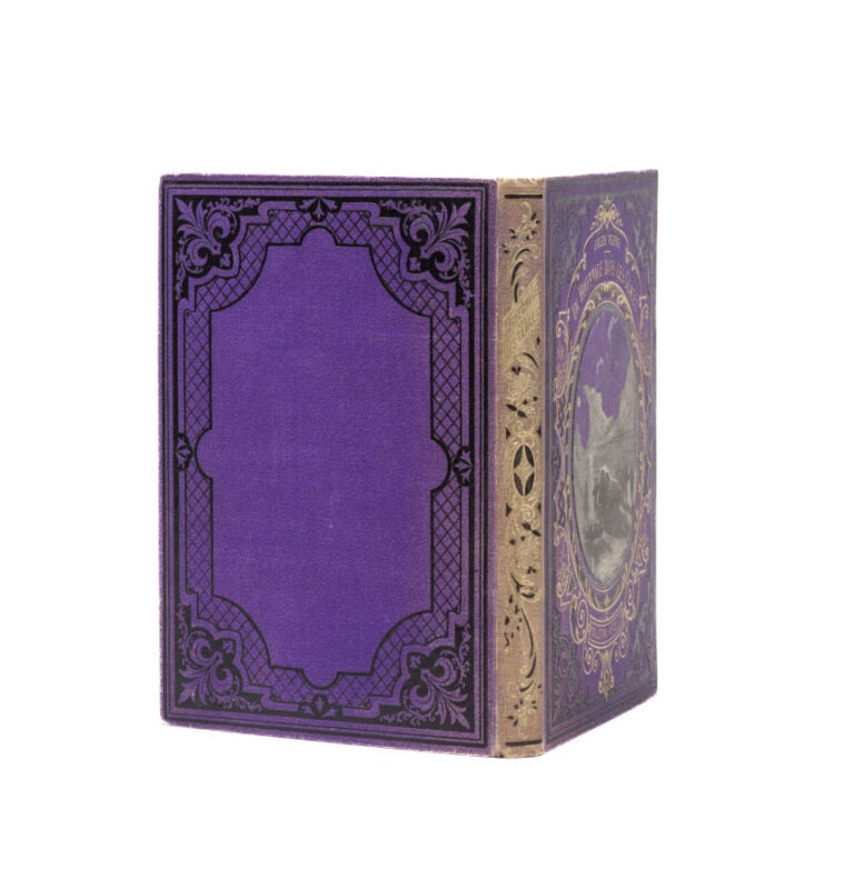 [Terres polaires] Un hivernage dans les Glaces par Jules Verne. Illustrations p…