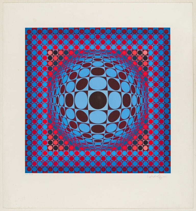 Victor VASARELY (1906-1997) - Vega - Sérigraphie en couleurs, signée et numérot…