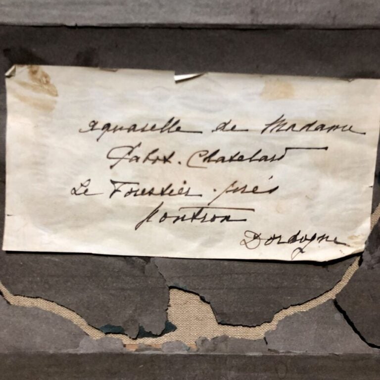 Ecole française du XIXème siècle - Berger et son troupeau - Pastel signé en bas…