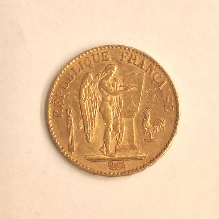Ensemble de 22 pièces de 20 Francs Or Génie IIIème République