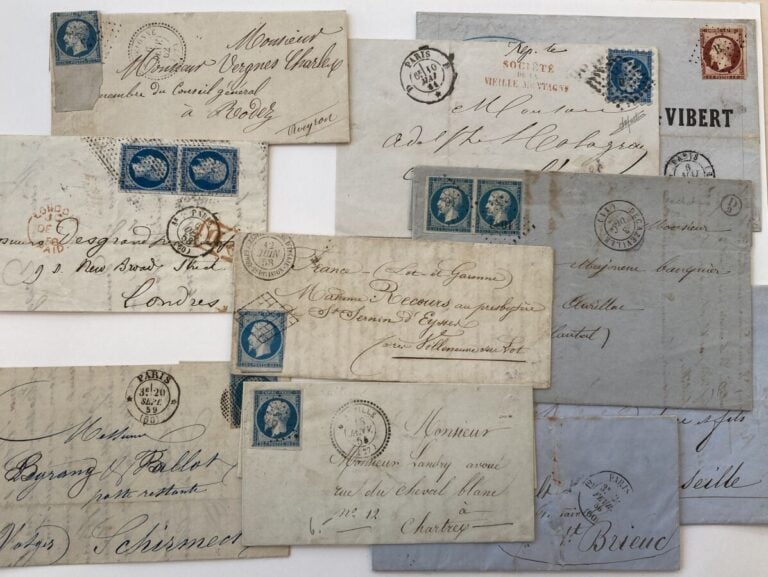 Lot Napoléon III présidence et empire, dont n°9, 15, 16, 18