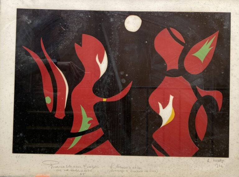 André VERDET (1913-2004) - "L'annonciation" - Sérigraphie originale justifiée H…