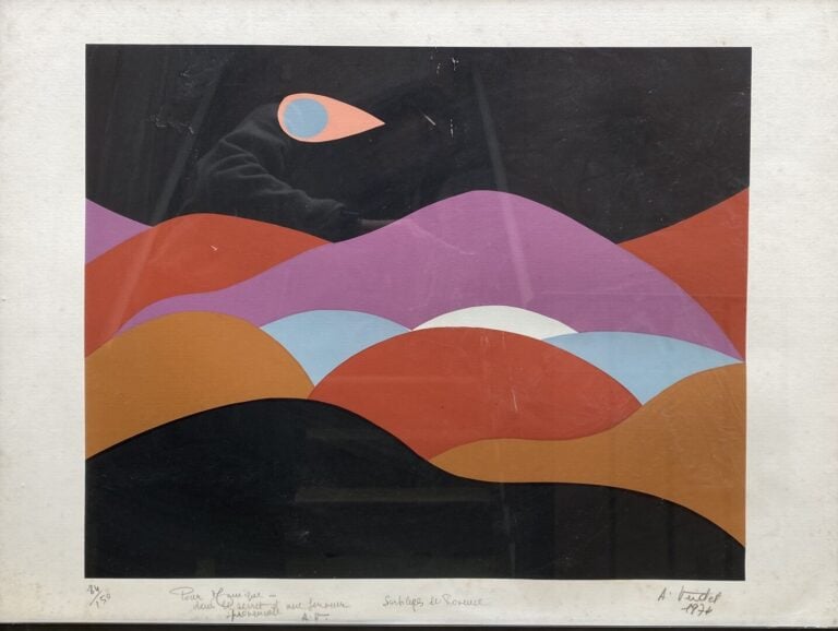 André VERDET (1913-2004) - Sortilèges de Provence - Sérigraphie originale - Sig…