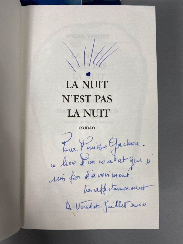 André VERDET(1913-2004) - Ensemble de livres certains dédicacés, estampes et te…