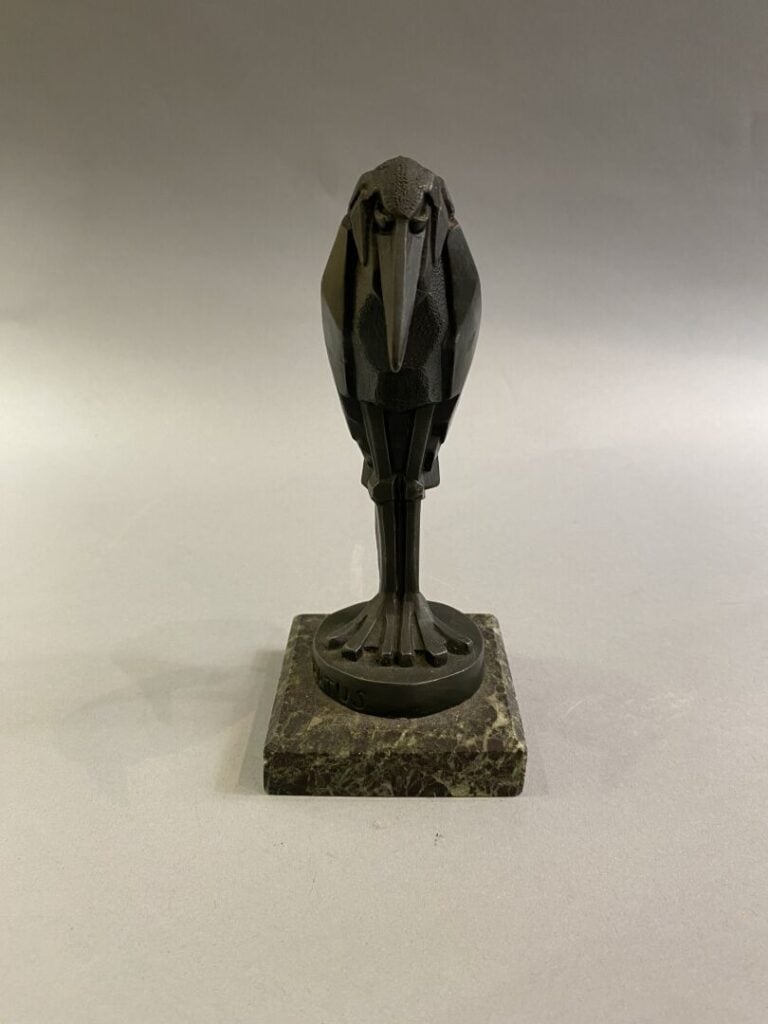 Charles ARTUS, d'après - Marabout - Sculpture en bronze - Socle en marbre - H:…