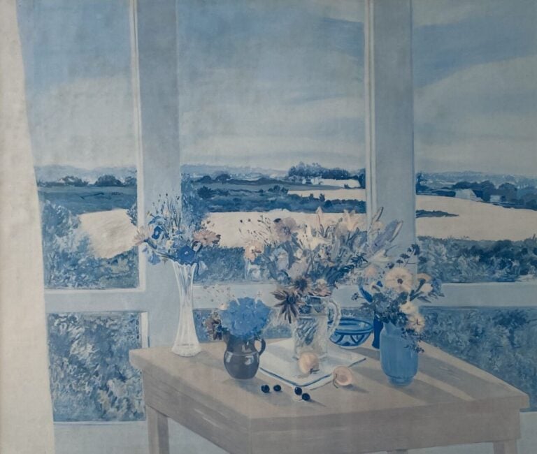 Ensemble de reproductions et lithographie comprenant des paysages, nue, jeunes…